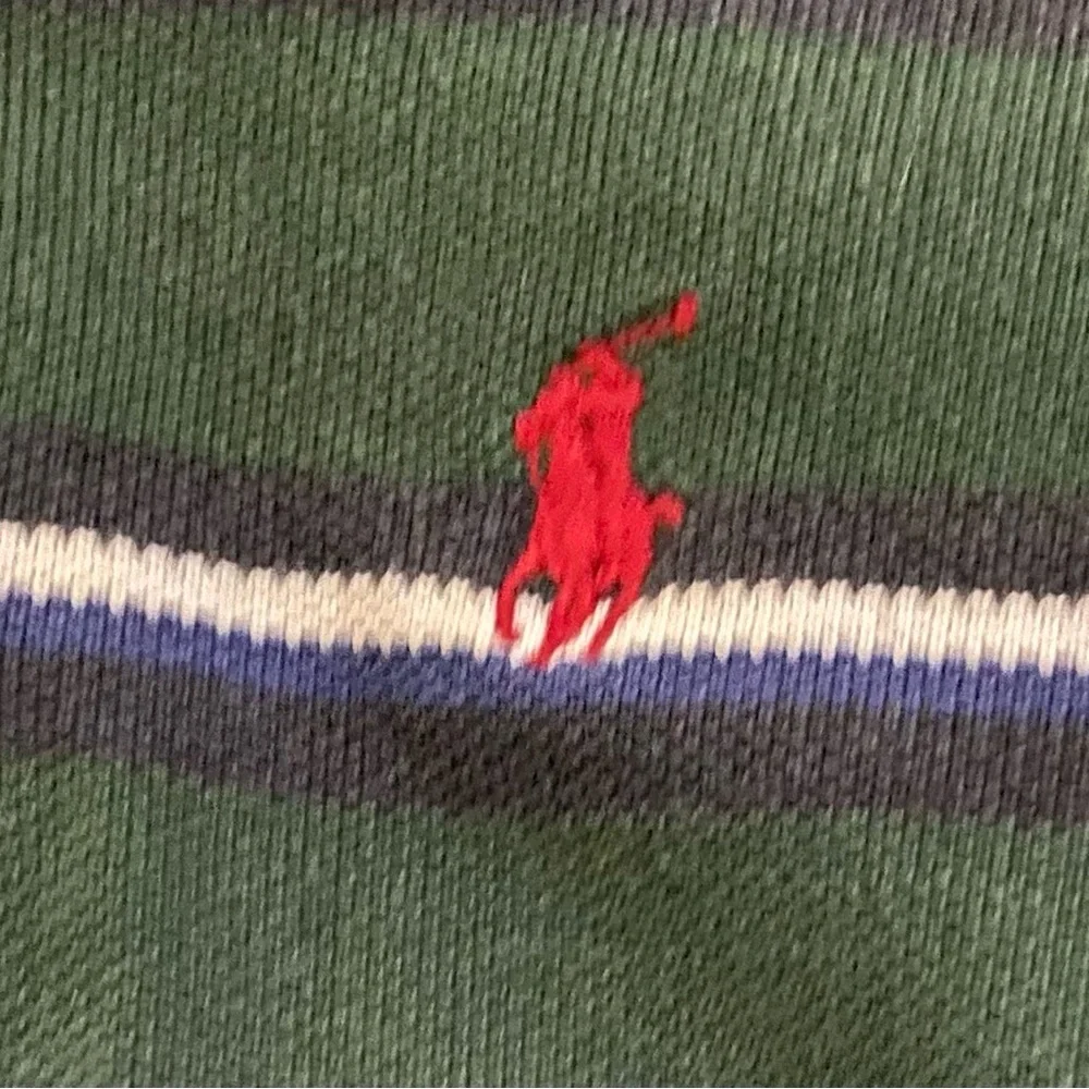 Vintage Polo Ralph Lauren Boy’sSz 6 Striped Mesh Knit Polo Shirt‎